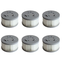 6 PCS HEPA Filter For Xiaomi JIMMY JV85/JV85 Pro/H9 PRO Handheld Wireless Vacuum Cleaner