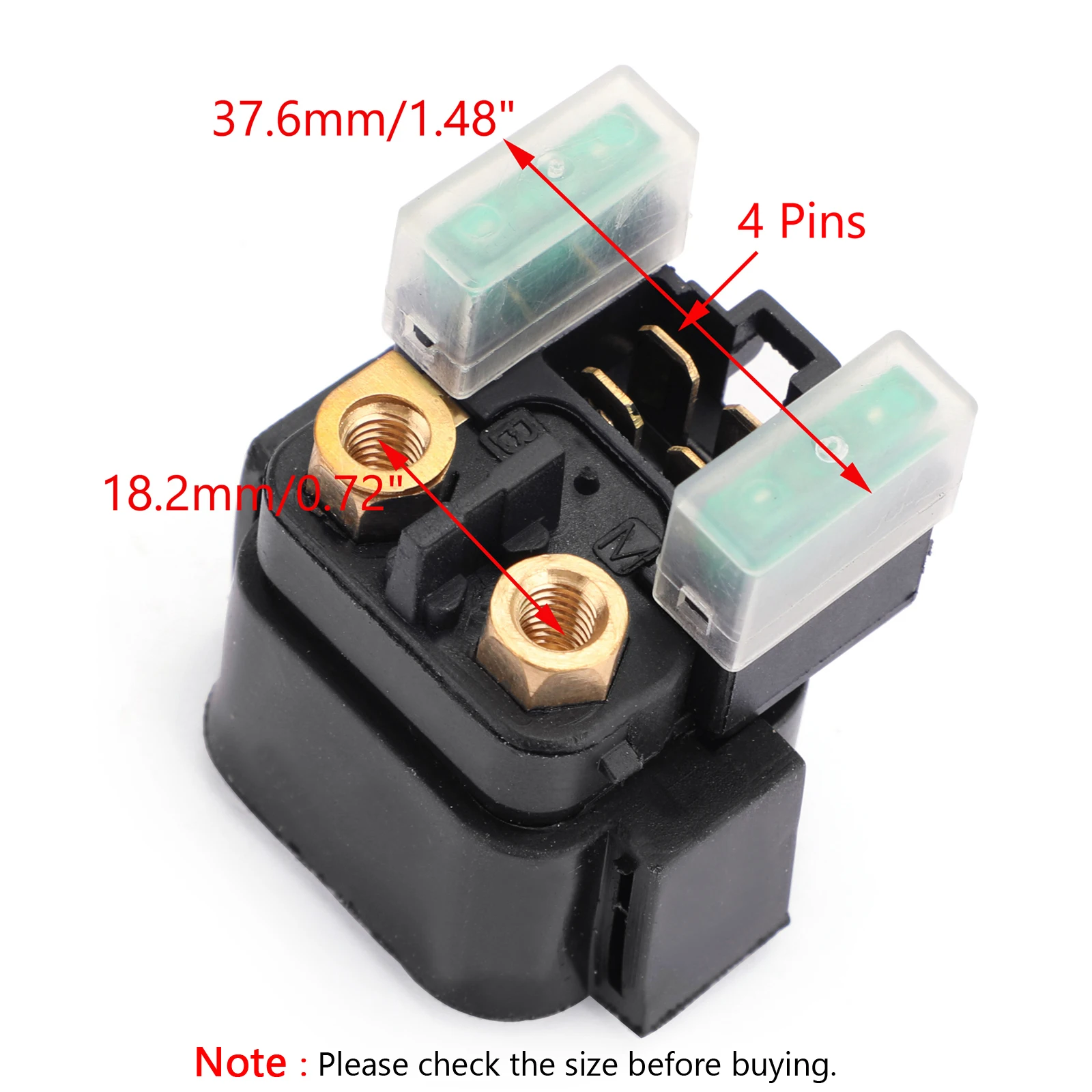 Areyourshop Starter Relay Solenoid Switch For Yamaha YXR 660 Rhino 2004 2005 2006 2008 2007 NEW 4BH-81940-00-00 Motorcycle Parts