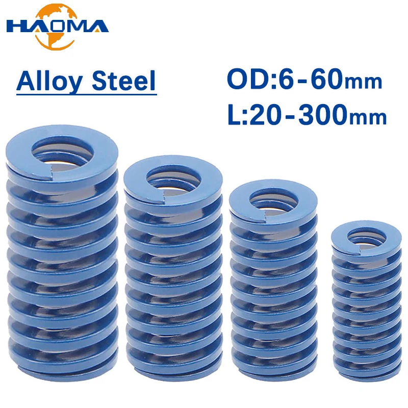 Light Load Die Mold Springs Blue Compression Spring Spiral Stamping Compression Mould Die Spring Outer Diameter 6-30mm