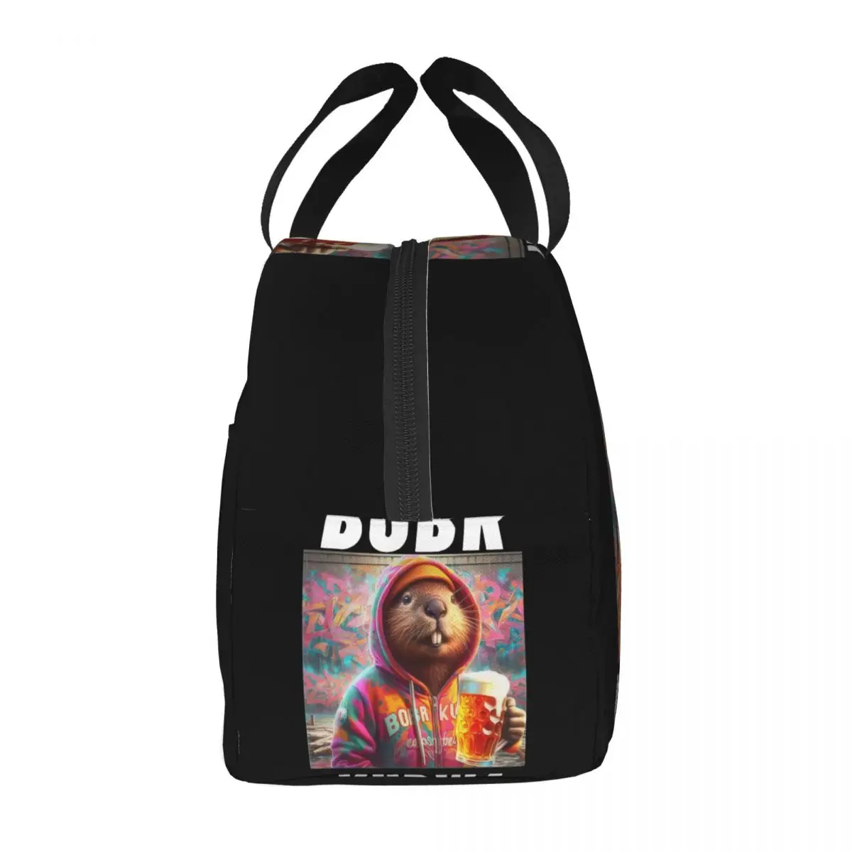 Bobr Kurwa Drinken Bier Lunchtas Unisex Draagbare Koeler Geïsoleerde Lunchbox Food Bento Box