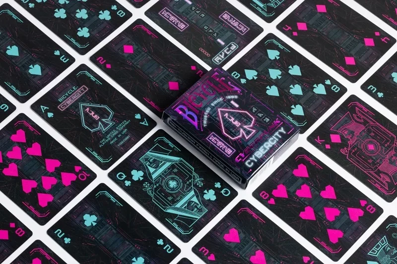 Bicycle Cybercity Playing Cards USPCC Cyberpunk Deck Poker Collection Card Games