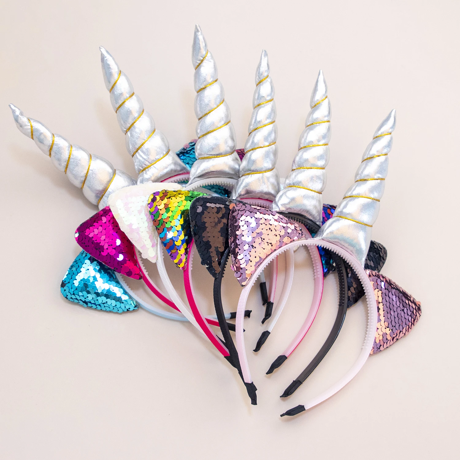 1PC New Cute Women Kids Cat Ears Headband Sweet Girls Unicorn Horn Hair Band Birthday Unicorn Party Headwear