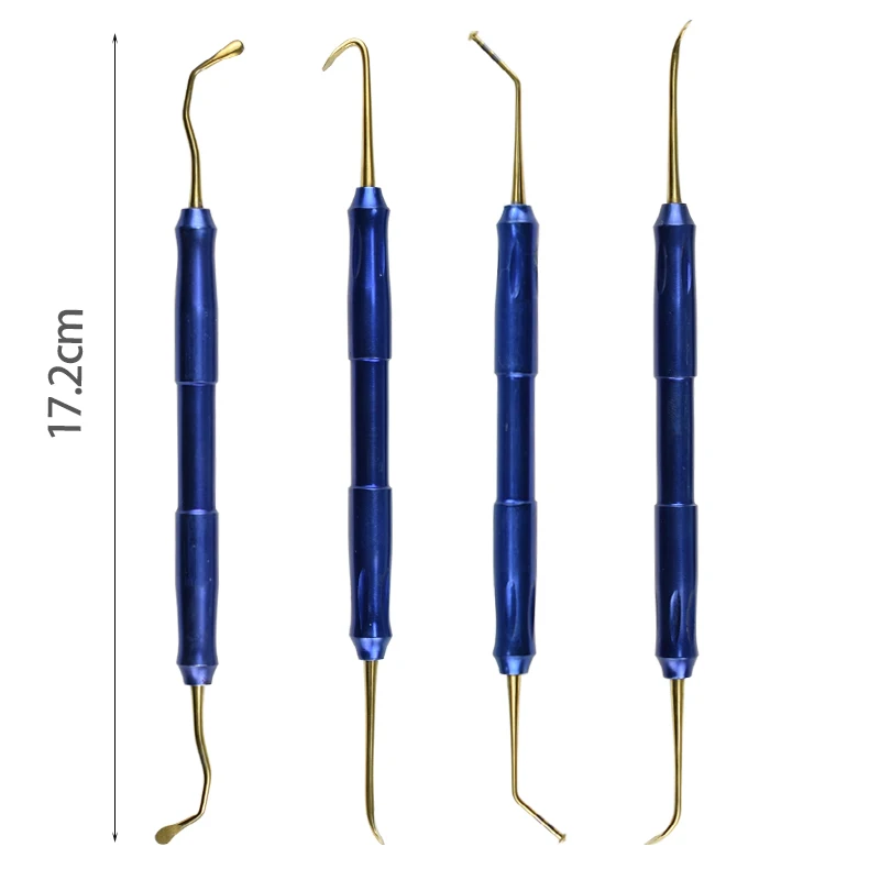 4Pc Dentium Advanced Sinus Kit Dental Implant Drills Stoppers Sinus Lifting Elevation Hand Instruments Surgical Tools