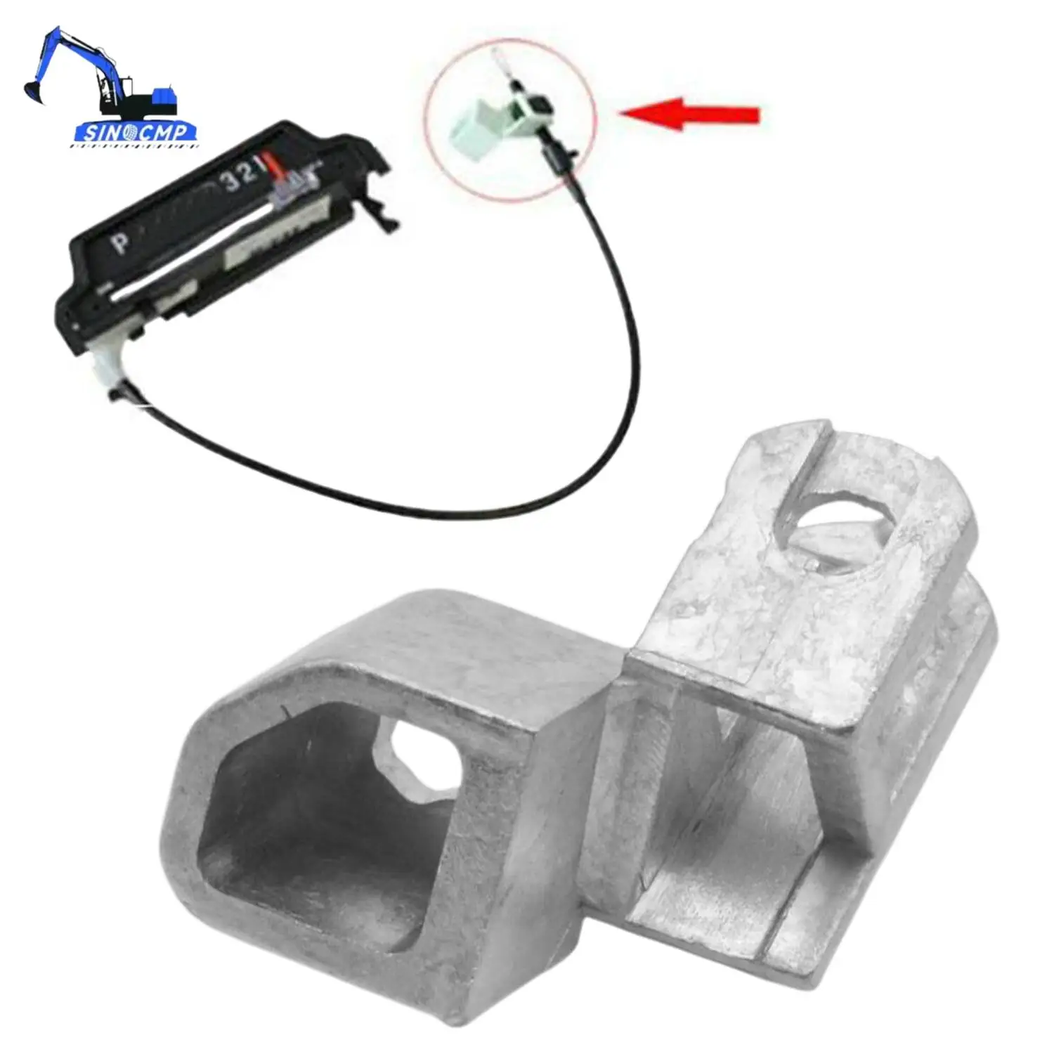 

1 шт., металлический кронштейн кабеля индикатора переключения передач для Ford F-150 F-250 E-150 1997-2003, прямая замена