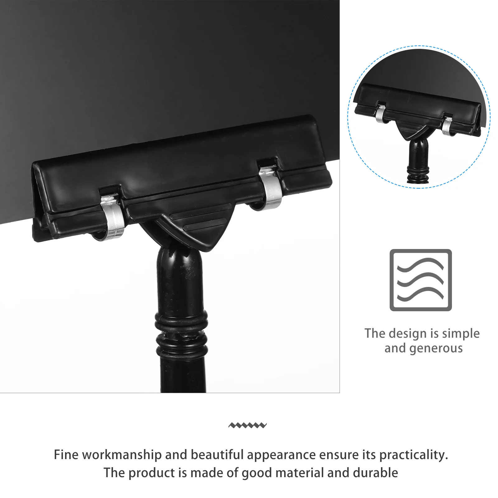 

3Pcs Price Tag Clips Fine Workmanship Display Stand for Fruits Vegetable Label Rack Practical Advertising Board Holder