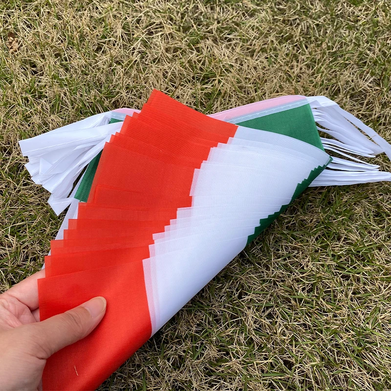 Aerlxemrbrae-banderines de México, banderines de 14x21cm, banderines de cuerda de México, bunings, Festival, fiesta, vacaciones, 20 unidades por lote