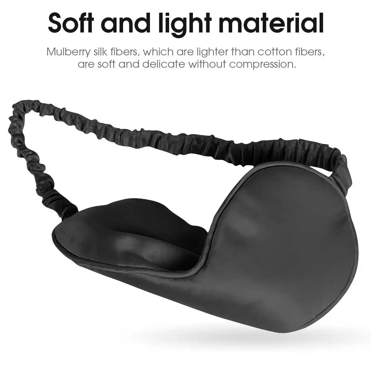 قناع عين كتلة ضوء النوم درع العين إيباتش الغمامة ليلة النوم قناع الوجه استراحة الغداء السفر الاسترخاء غطاء اييشادي #4