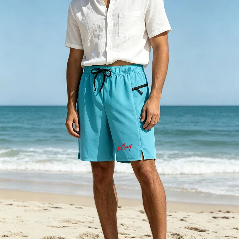 Men Casual Shorts Cursive King - Letter Tray Desk 评论和价格