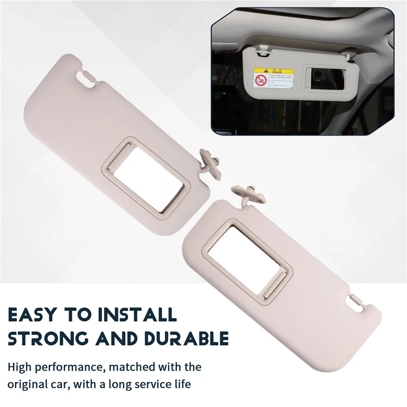 

Car Sunshield Sunvisor Interior Sun Visor For Toyota Corolla 2019-2024 74320-02F50-B0 74310-02F50-B0