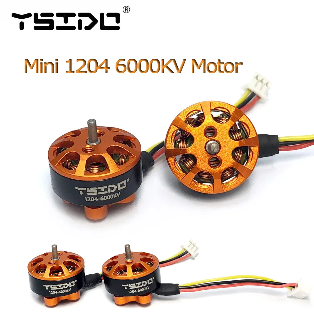 

YSIDO 1204 6000KV 2-3S бесщеточный микро-двигатель для Tyro89 FPV Racing drone Mini Multirotor 100-150mm 3 Inch зубочистка frame kit