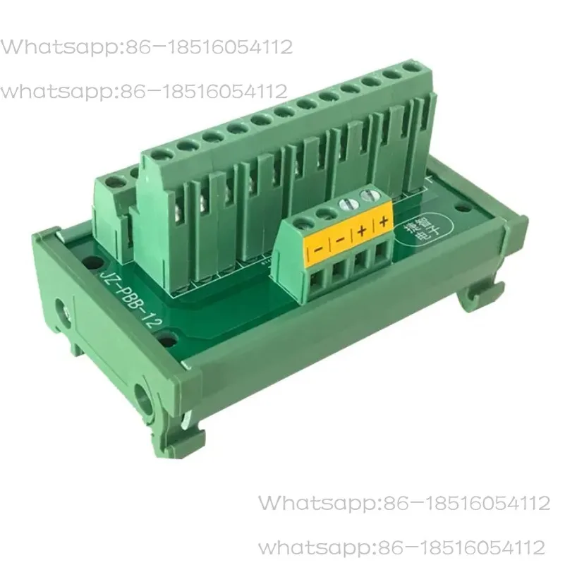 

Terminal Block 1 in 12 Out Rail Type Terminal Block FM02-12D-42 Rail Split Terminal Block