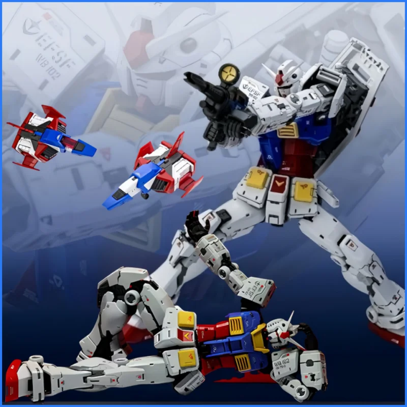 

In Stock Fat Cat Model Rg 1/100 Model Rx-78-2 Ver 2.0 Assembly Model Kit Rgu Movable Joints Collectible Robot Kits Models Toys