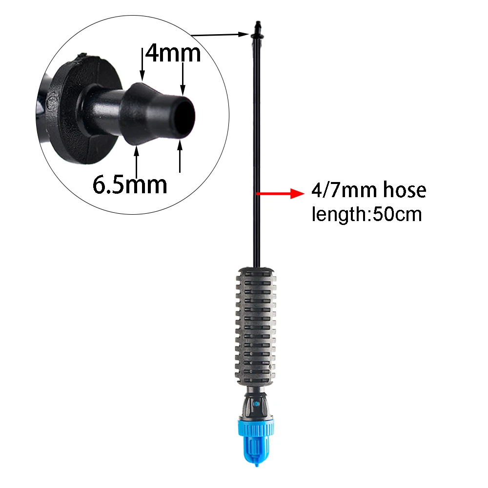 Wiszące 4 otwory mikro zraszacz zestawy nawadniania kropelkowego do szklarni ogród nad głową dysza zamgławiająca chłodzenia trawnika