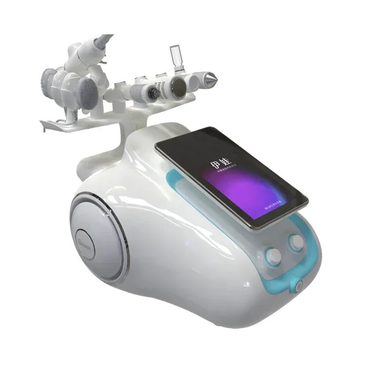 Multi function 6 in 1 Hydro Facial Dermabrasion Machine Skin Care Galvanic Oxygen Jet Facial Cleaning Skin Rejuvenation Device