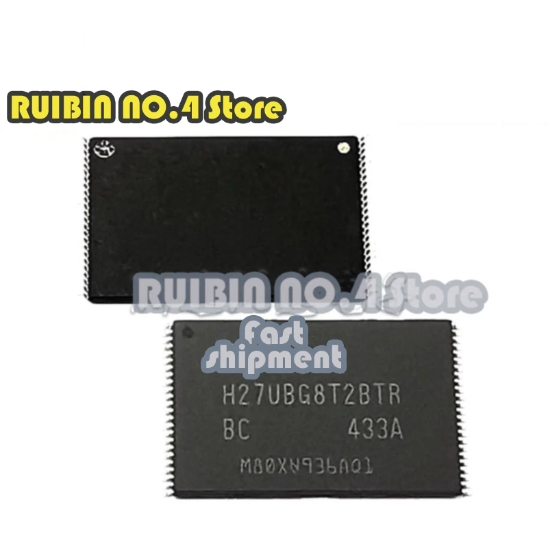5pcs/lot H27UBG8T2BTR-BC TC58NVG2S0HTA00 AM29F200BB-70SE H27U4G8T2BTR-BC H27UBG8T2CTR-BC flash memory chips
