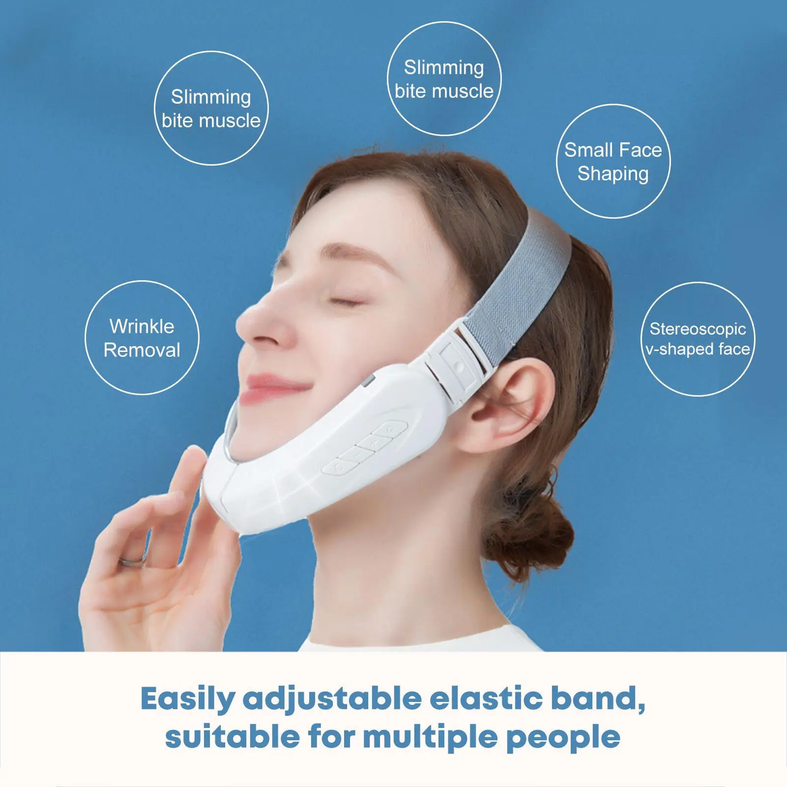 Micro current plastic face intelligent V-face beauty instrument facial lift massage facial slimming vibration massage