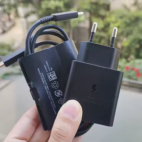 Samsung A54 A55 A36 A56 S25 Ultra 45W PD Charger Super Fast Charge Adapter For Galaxy S24 S23 S22 FE Note 20 10 Plus Tab S9+ S8+