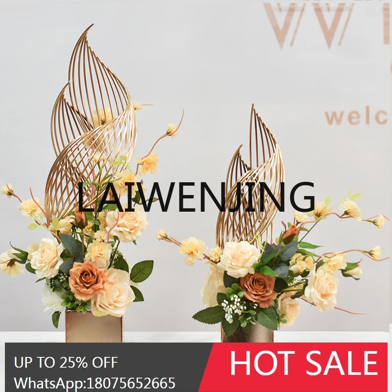 High-End Entry Lux Wind Water Artificial Flower Decoration Living Room Mall Decoration Table-Top Decoration
