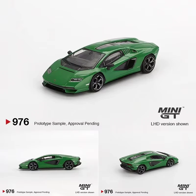 MINIGT 1:64 Porsche 911 GT3 ฿ GTR R34 Kenmeri KUMA KPGC110 Lamborghini Aventador รถ Diecast รุ่นของเล่น