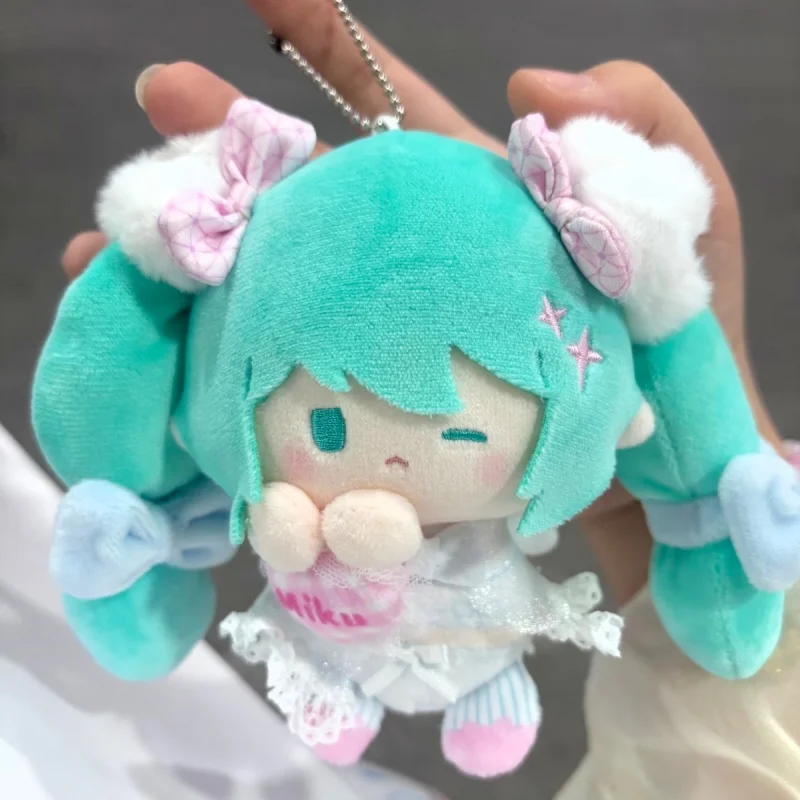 Genuine New Cute Soft Fluffy Plush Keychain Lovely Stuffed Doll Backpack Hanging Charm Portable Decorative Accessory Sweet Gift