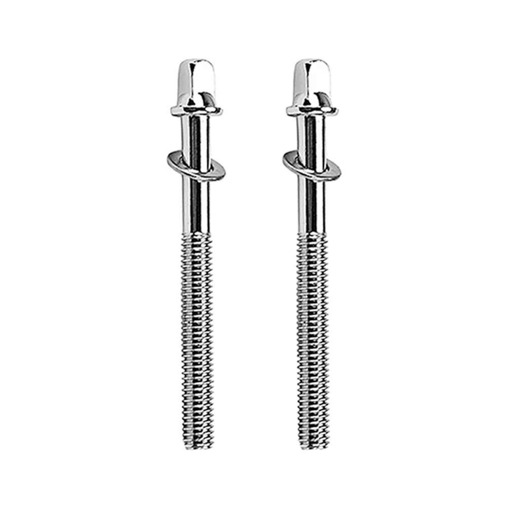 

2pcs Drum Lug Mounting Screws Tension Hardware Replacement Parts Washers Bass Drum Accessory Metal Lasting Easy Install Remove