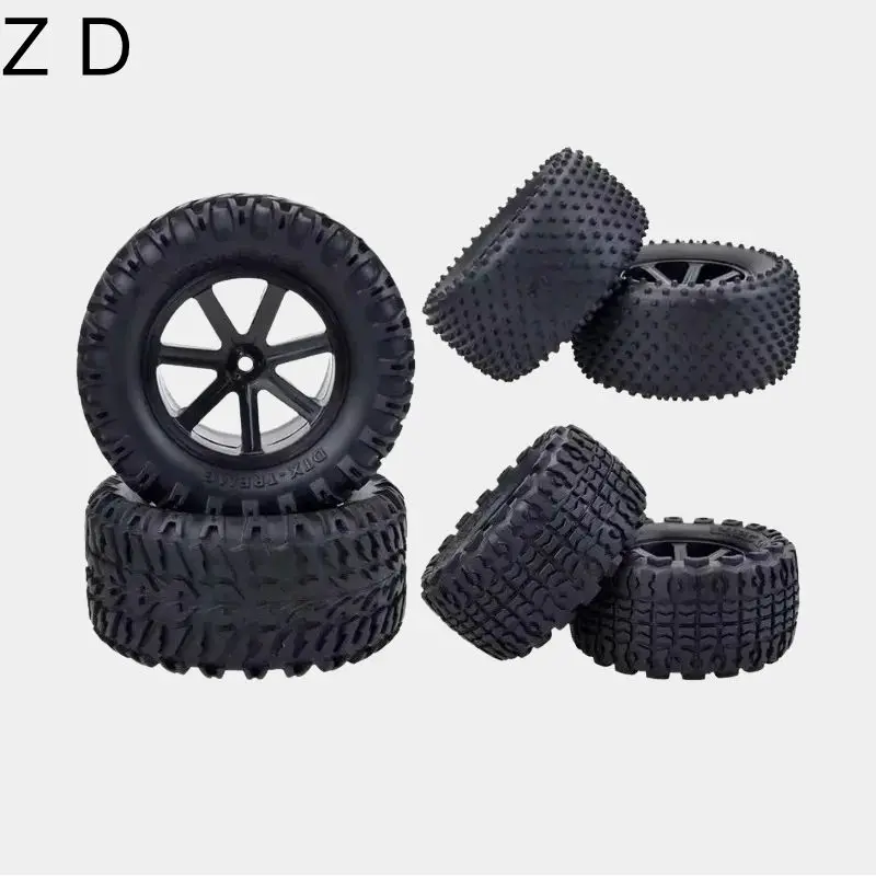 

ZD Racing 4pcs Desert Truck Wheels Tires 110MM 112MM RC Rubber Tires Tyre Rim Wheels Tires 12mm Hub Hex For RC 1/10 Car Off Road