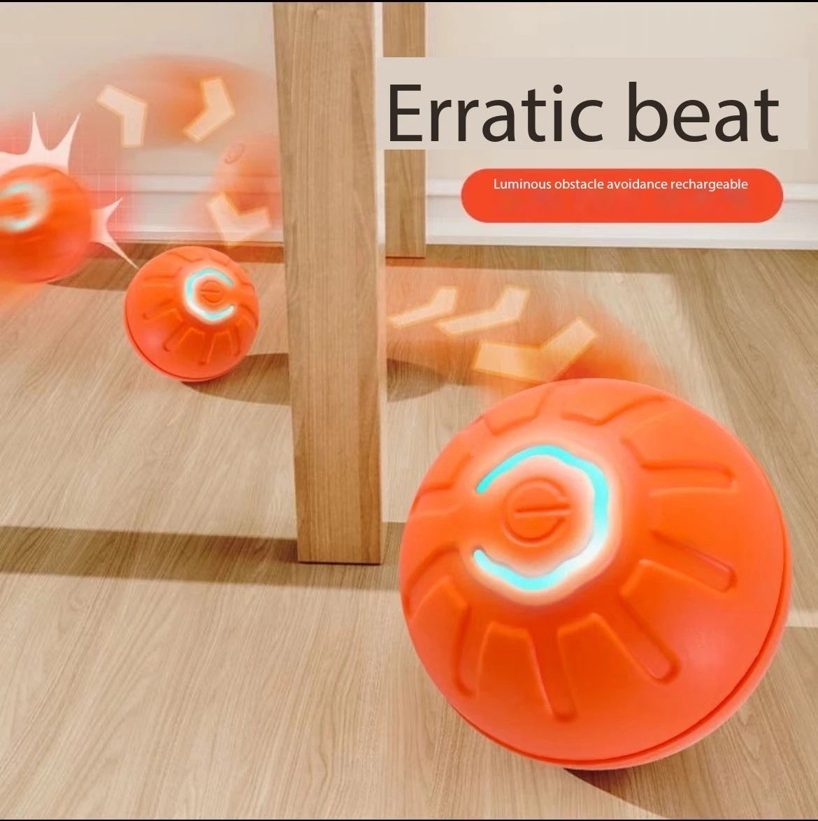 

Puppy bite-resistant electric toy, automatic amusing dog ball, self-entertainment and boredom relief artifact, pet jumping ball