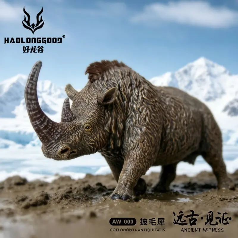 

Genuine HaolongGood Woolly Rhino 1/35 Scale Ice Age Ancient Wildlife Extinct Animal Plastic Model Figure Desktop Decoration