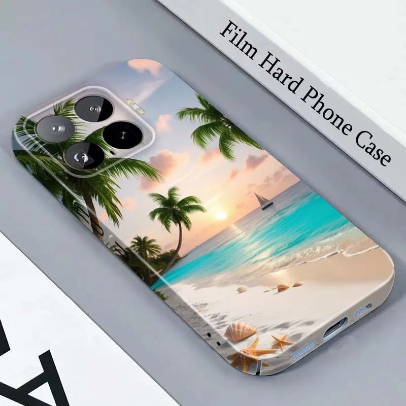Capa Dura para Celular Sunset Beach Palms For Honor Play Magic 8 7 6 X9d X9c X9 X8b X8A X8 500 200 X50 X60 Lite GT Pro