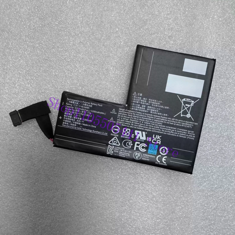 F7A 5200mAh 7.7V Li-polymer Replacement Battery for Steam Deck Handheld Gamepad Controller Rechargeable Batteries Accessories