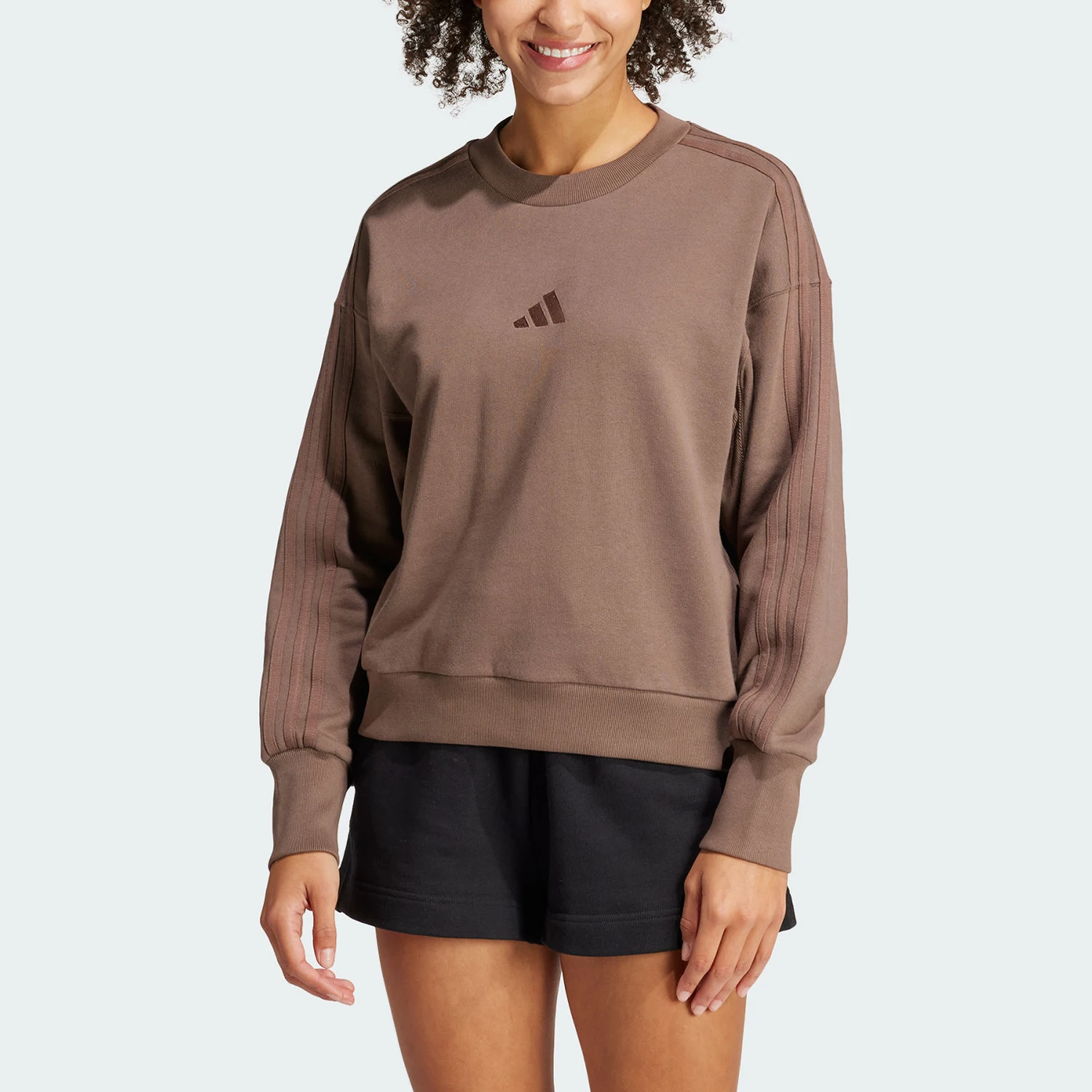 

Adidas подлинный новый женский свободный вязаный пуловер в стиле ретро JI9101