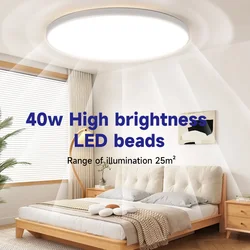 Moderno painel de teto LED, 220V, 15W, 20W, 30W, 50W, Iluminação para sala de estar, Quarto, Decoração, Interior, Cozinha