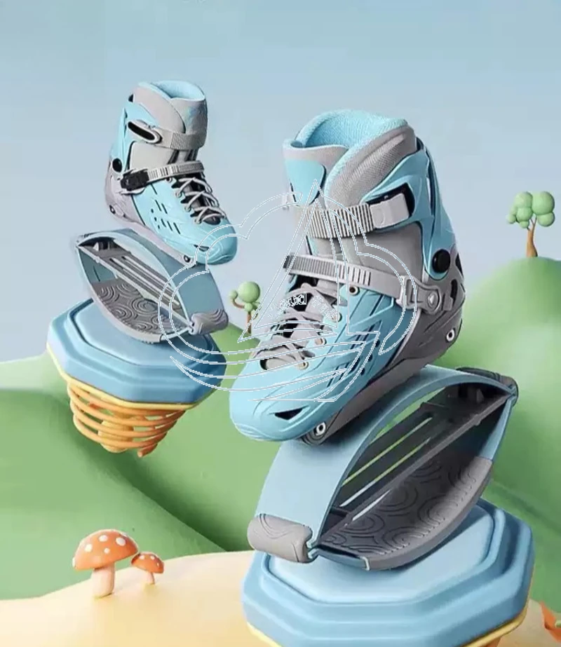 Elastic Jumping Shoes Kids Bouncing Exercise Height-Boosting Device for Boys Girls Outdoor Indoor Sports