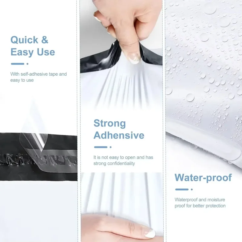 10/50/100pcs Self Adhesive Waterproof Packaging Bag Multi Purpose Express Packaging Bag Book Packaging Glove Packaging Bag