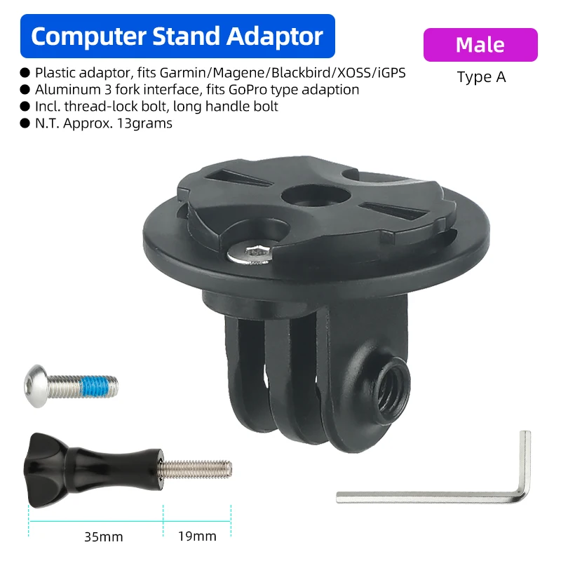 Deemount Fahrradcomputer Combo Halterung Schnelle Reparatur Zubehör für Garmin Gopro Kamera Scheinwerfer Adapter Befestigungs Basis