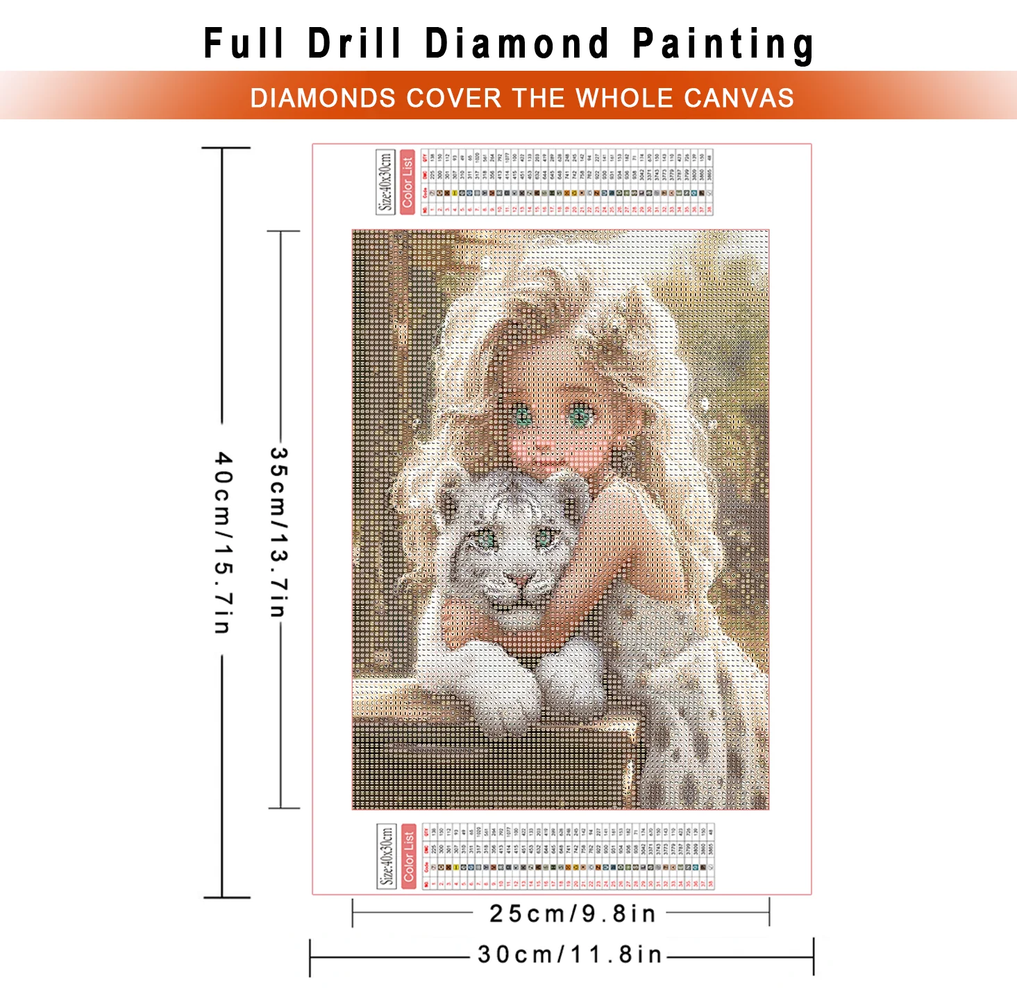 AZQSD Diamond Painting Girl Dog Portrait Mosaic 30x40cm 5d Diy Animal Embroidery Mosaic Cross Stitch Full Round Drill Home Decor