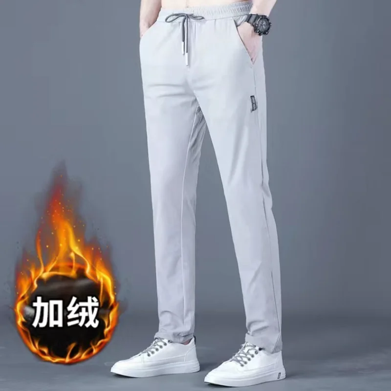 

Winter Men's Clothes Large Sizes Clothing Men Thermal Trousers Y2K Clothes Working Pants for Man Baggy Pants Homme Clothes New