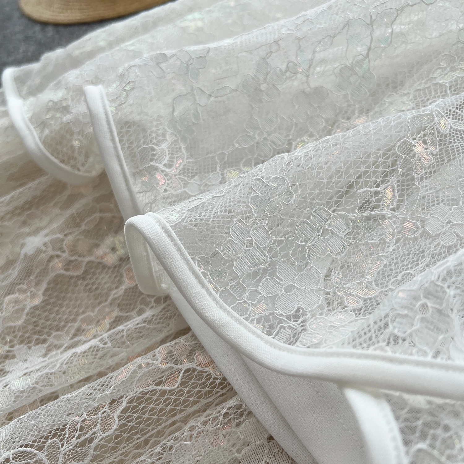 فستان أنيق عتيق مطرز بدون حمالات أنيق على الموضة الكورية بوهو فستان الشمس للنساء #5