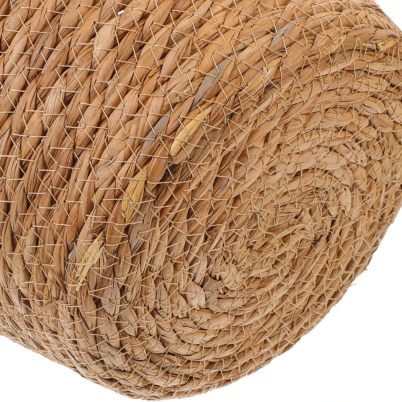 

2pcs Straw Woven Flower Basket Handmade Decorative Storage Basket For Home Hotel Indoor Outdoor Plants Flower Shop Use