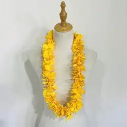 Artificial Silk Kahili Ginger Lei Aloha Hawaii Falower Garlands Hula Dancer Performance Women Wedding Party Decoration