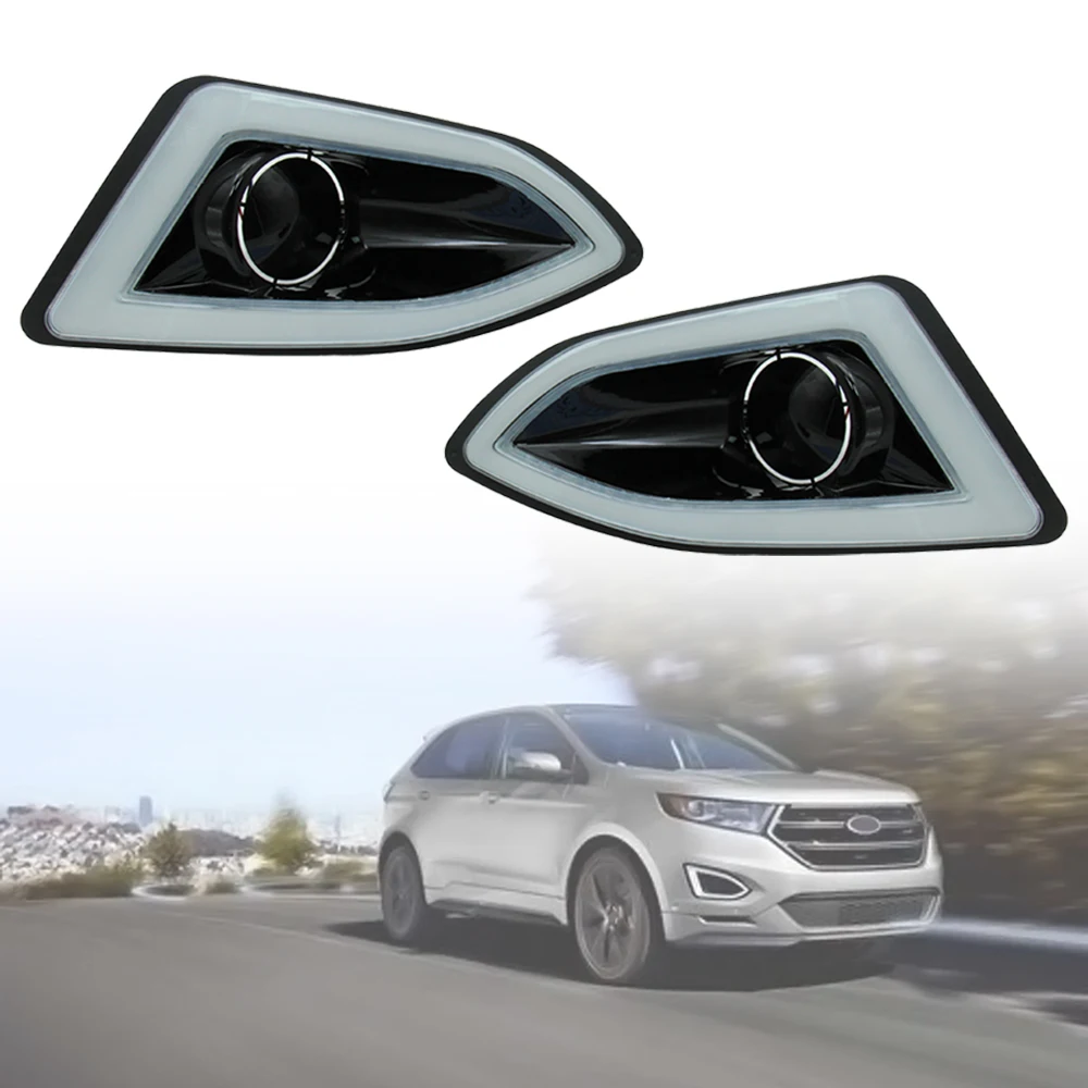

2 шт., Автомобильные дневные ходовые огни для Ford Edge 2015-2018
