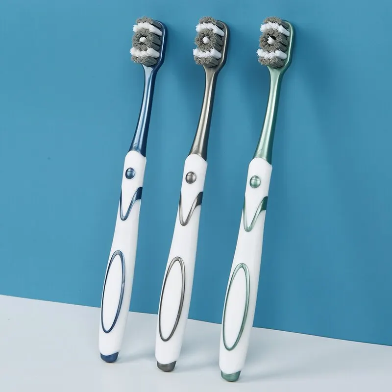 360 Whole Mouth Clean Medium-Hard Bristle Toothbrush for AdultsToothbrush Excellent Cleaning Effect Whitening Teeth for Family