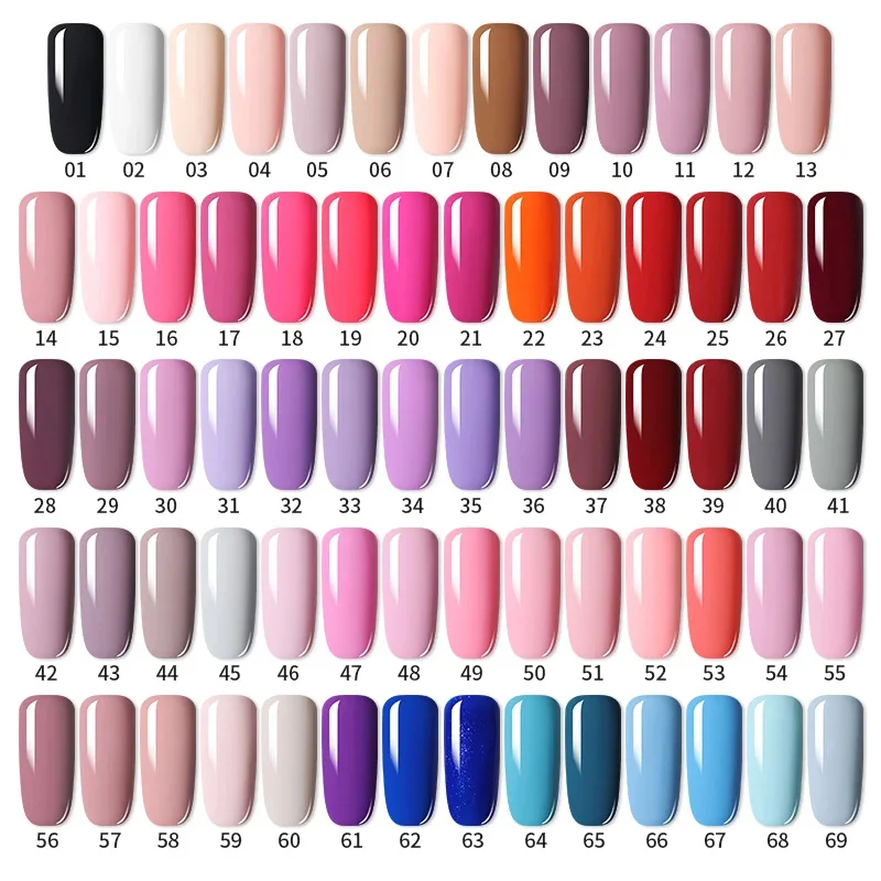 LILYCUTE 7ml Gel Nail Polish For Nails Semi Permanent Soak Off Gel UV LED Varnishes Base Top Matte Coat DIY Nail Art Gel Polish