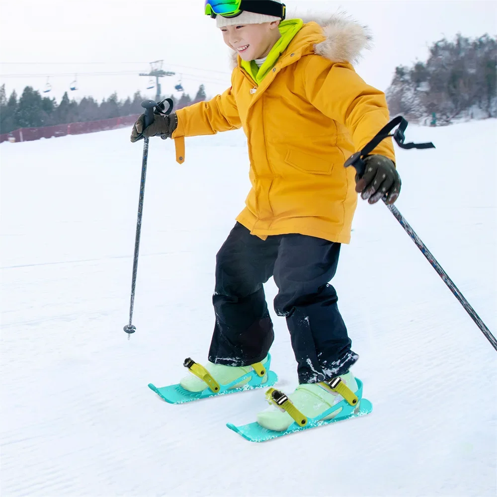 Doğa Sporları için Mini Kayak Ayakkabıları, Çocuklar ve Yetişkinler için Mini Kayak Ayakkabıları, Kayak ve Paten için Snowboard Ayakkabıları