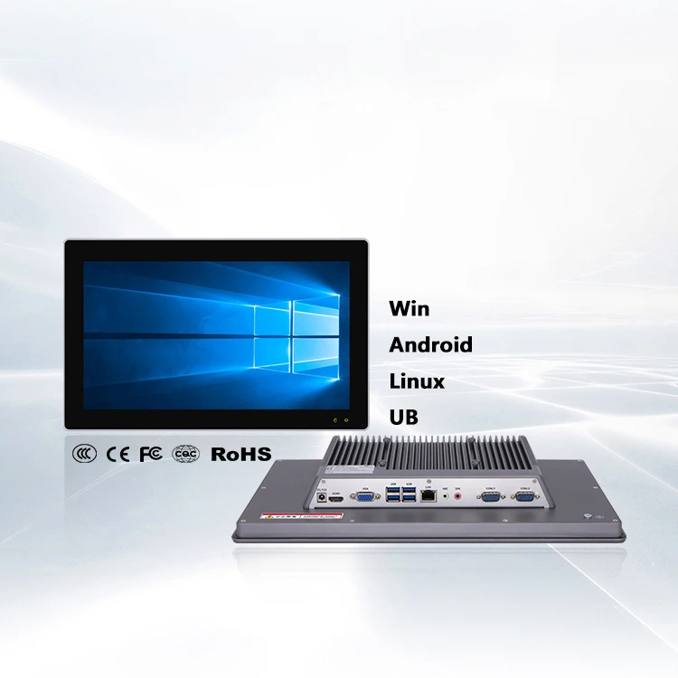 

15.6 Inch IP65 Waterproof Industrial Touch Screen Panel PC Window/Android/Linux Capacitive Resistance Embedded Tablets Computers