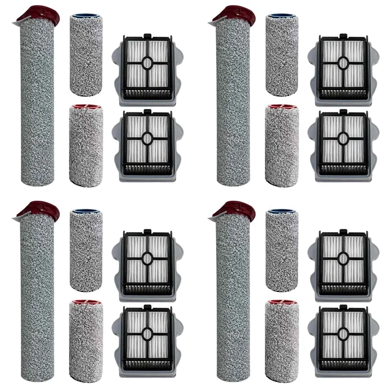 

ABUD-4 Set For Roborock Dyad Pro/Dyad Pro Combo Vacuum Cleaner Roller Brush Hepa Filters Replacement Parts