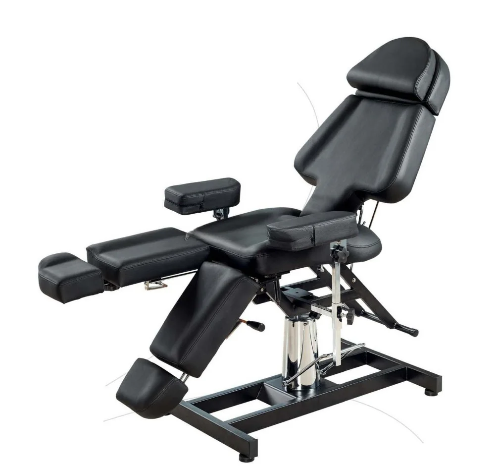 Heavy Duty Hydraulic Pump Tattoo Chair Spa Bed Beauty Foldable