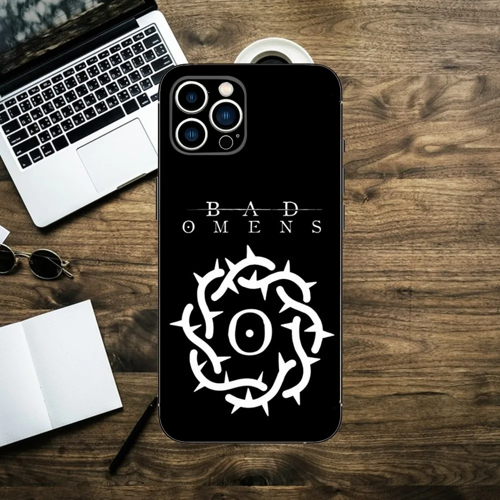 Band Bad O-Omens Phone Case For Apple iPhone 15,14,13,12,11,XS,XR,X,8,7,Pro,Max,Plus,mini Silicone Black Cover