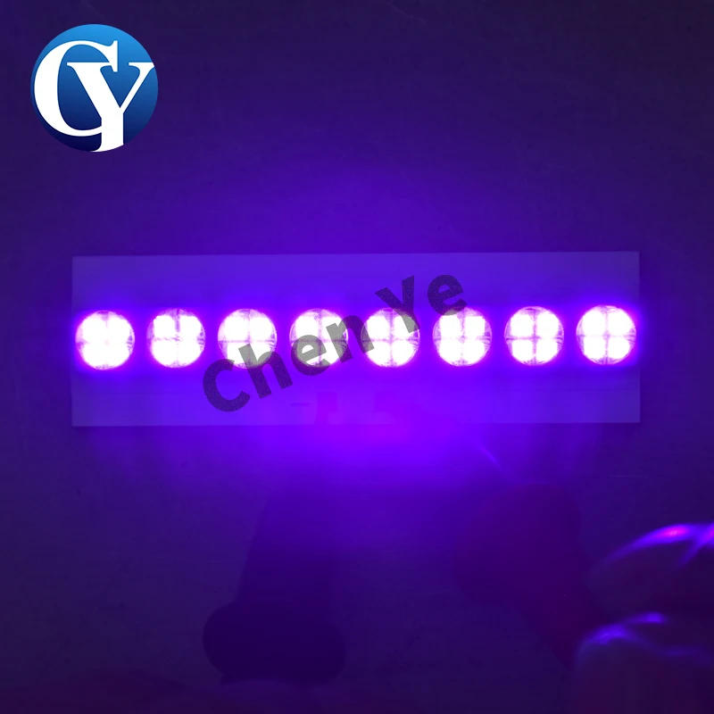 80W UV LED sorgente luminosa polimerizzazione modulo ad alta potenza 365nm 385nm 395nm 405nm pressa Offset stampa lampada polimerizzante