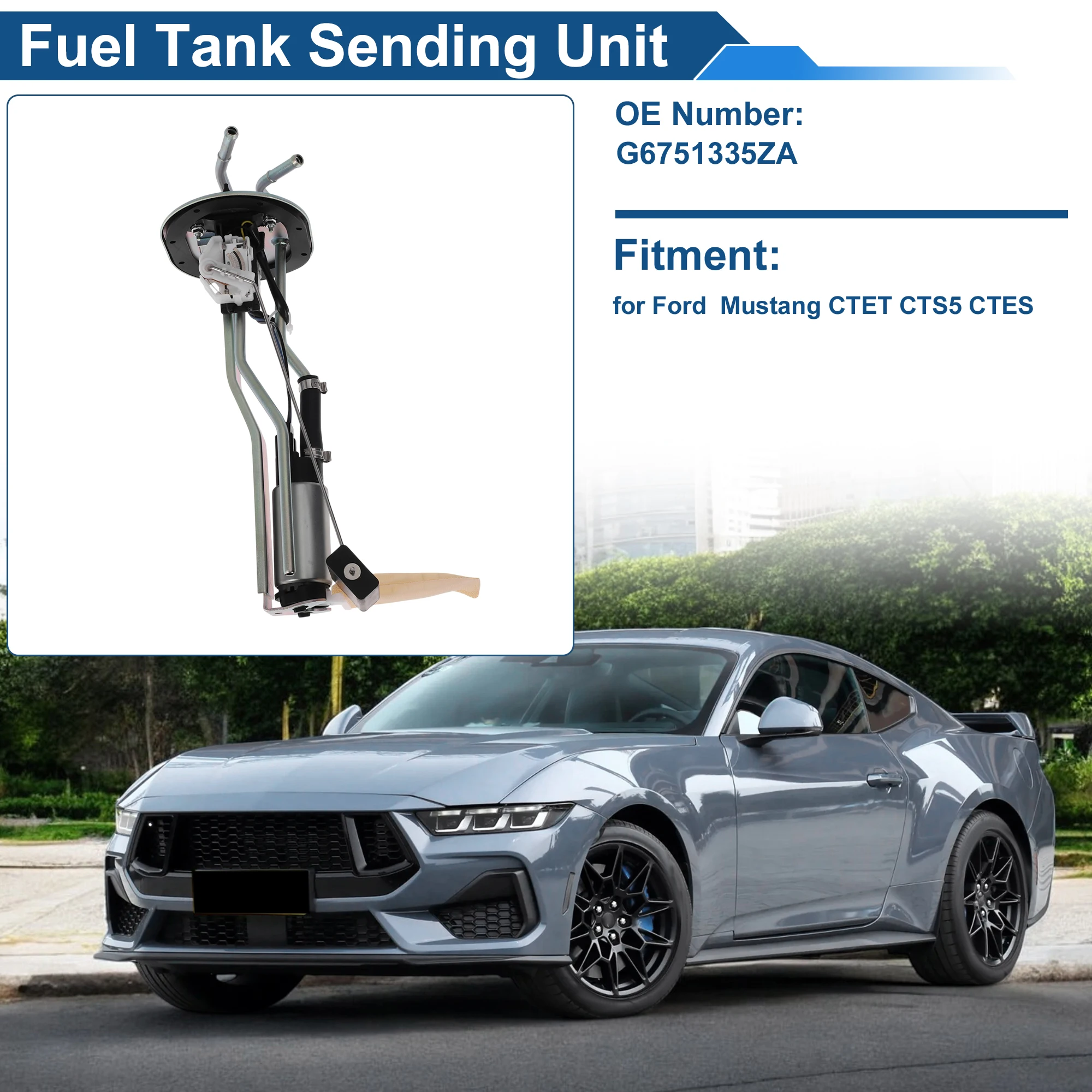 

X Autohaux Fuel Level Sending Unit Module for Ford for Mustang CTET CTS5 CTES No.G6751335ZA